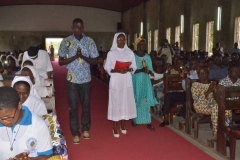 Sr Elisabeth Compaoré, son frère Thomas Et sa Tante